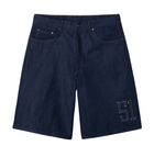 GOLD+VINTAGE GALLERY RASPBERRY HILLS DENIM JORTS