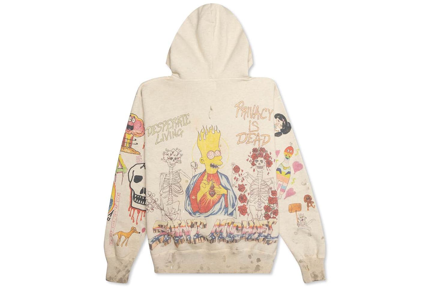 SAINT MICHAEL GRAFFITI HOODIE