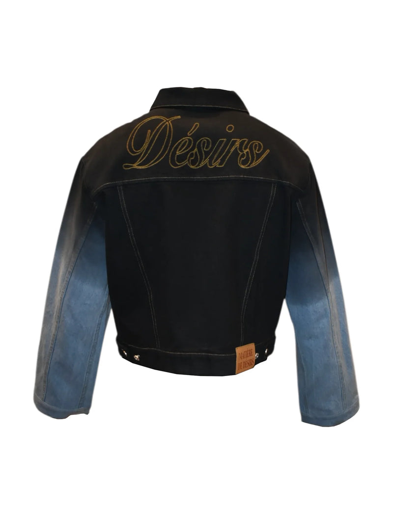 MATIÈRE DE DÉSIRS OMBRÈ DENIM JACKET