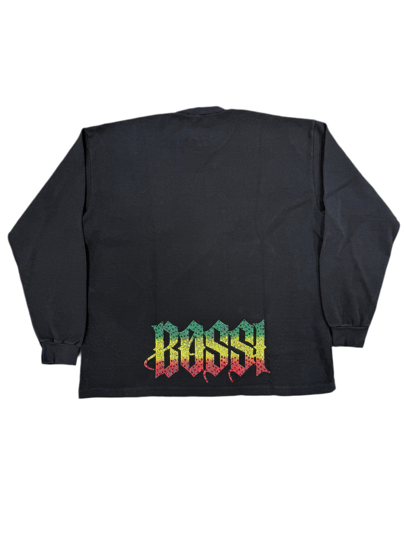 BOSSI BLACK TRI-COLOR CROSS THERMAL
