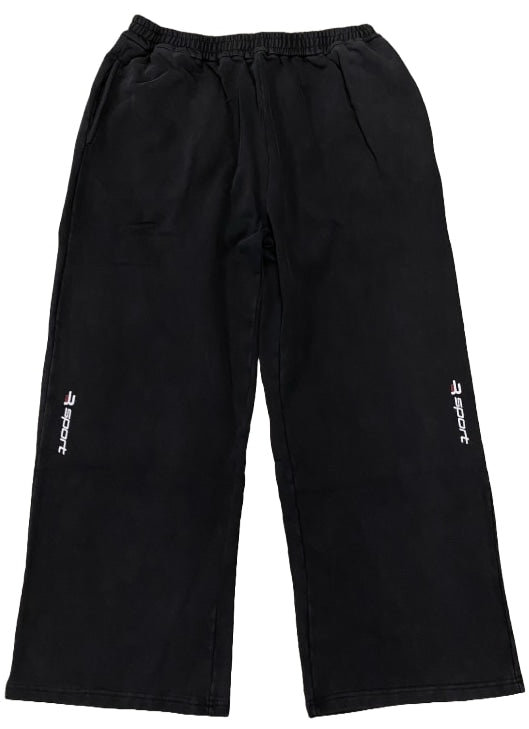 GOLD+VINTAGE GALLERY RASPBERRY HILLS '03 R SPORT' BLACK SWEATPANTS