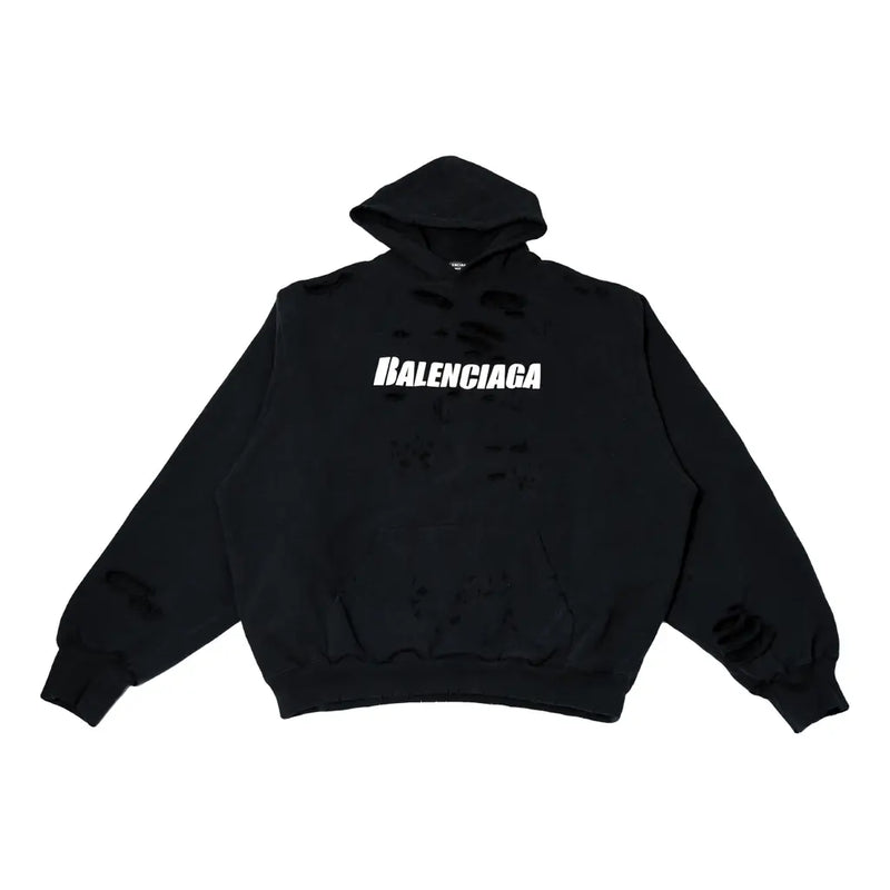 BALENCIAGA DESTROYED HOODIE