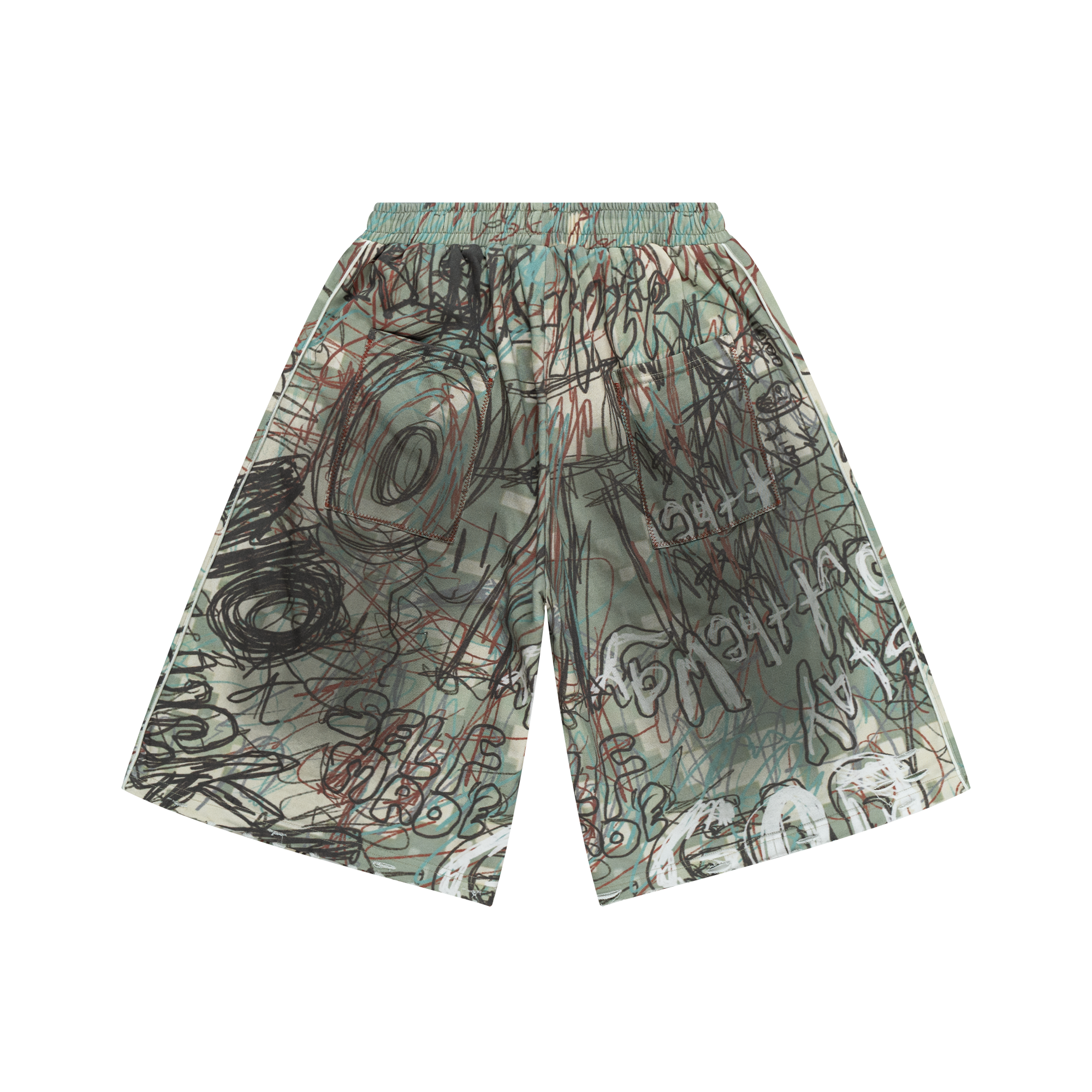 OUT THE WAY GRAFFITI SWEATSHORTS