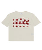 RHUDE FLOCKED BURNOUT TEE