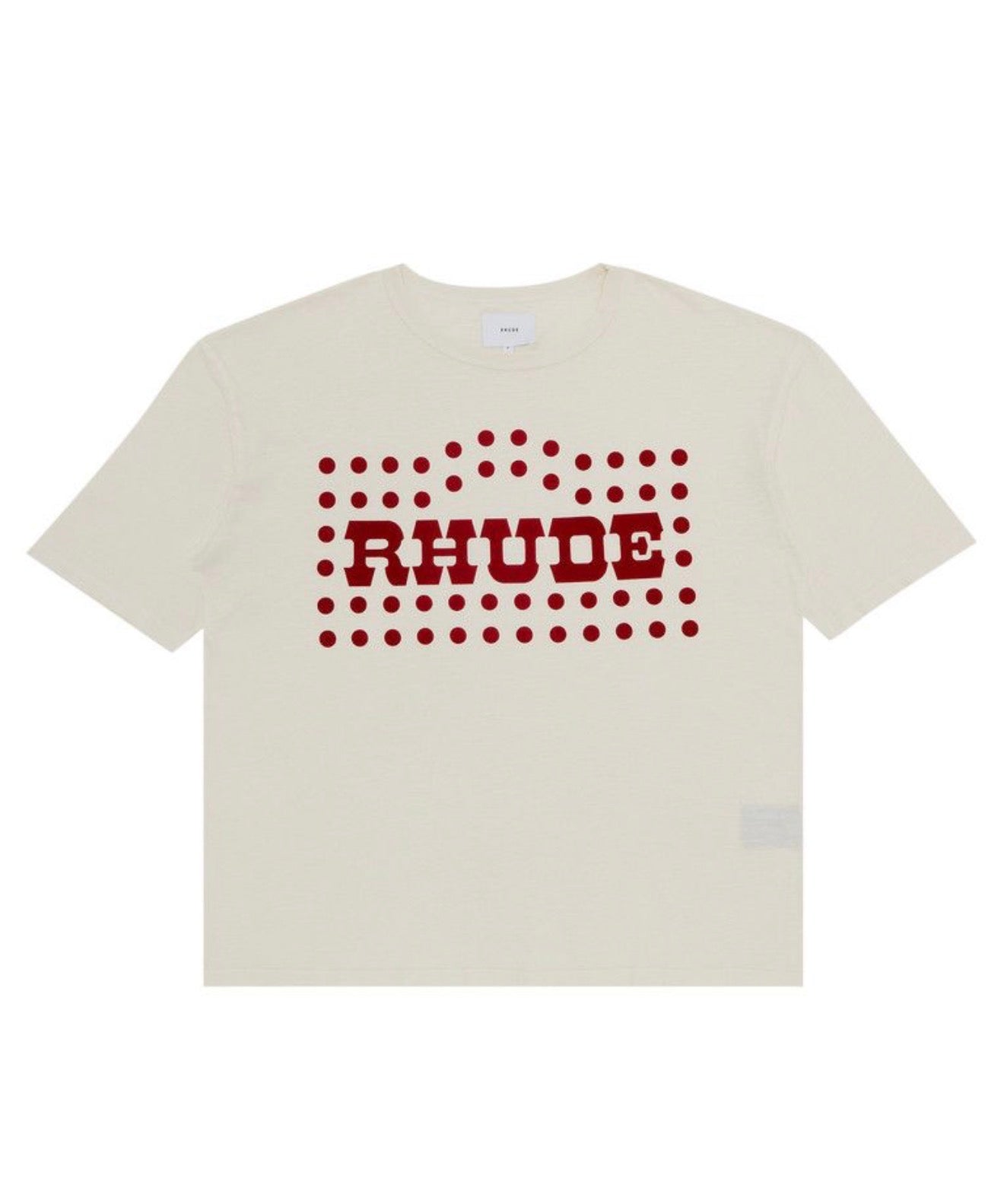 RUDE FLOCKED BURNOUT TEE