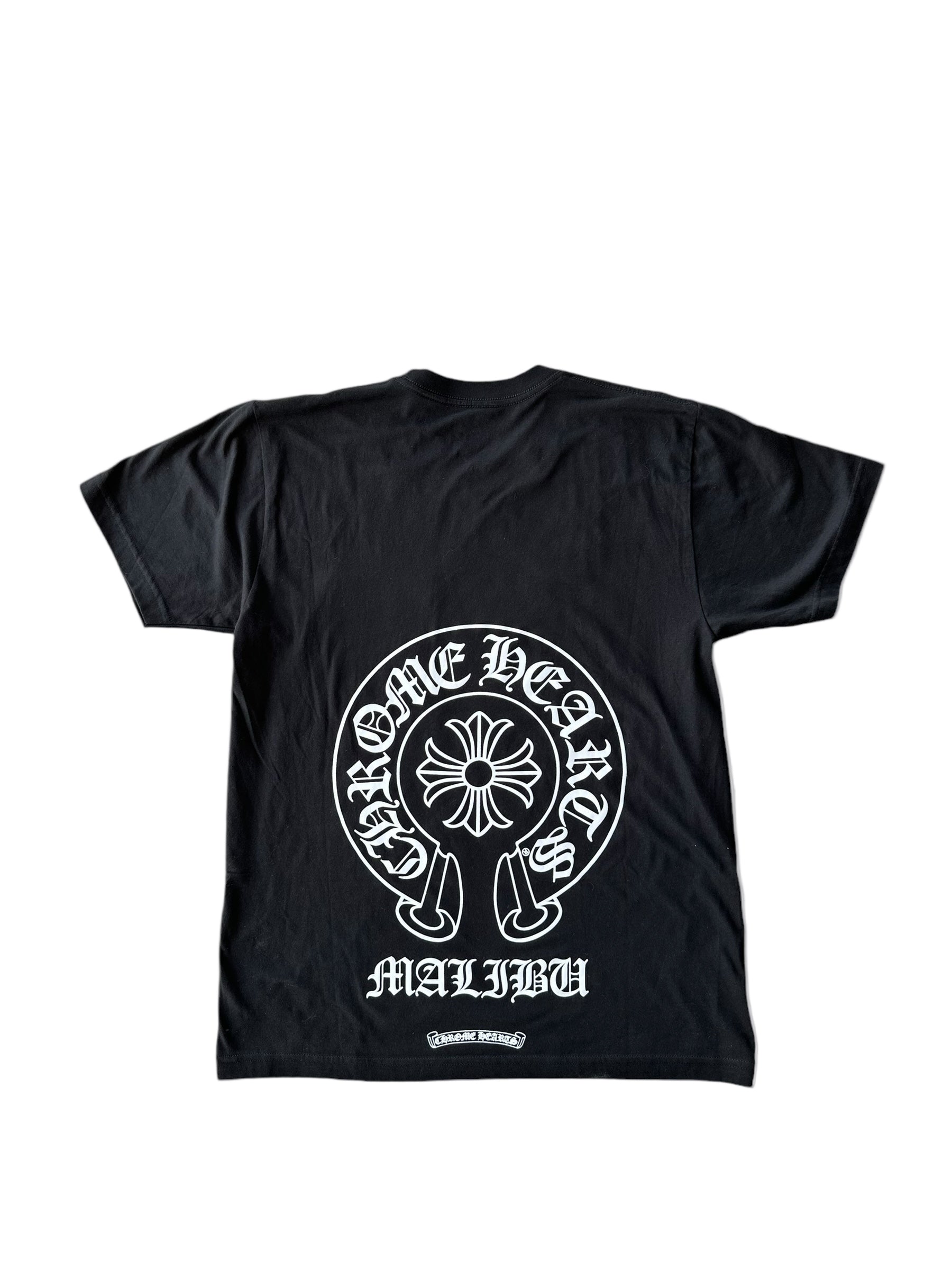 CHROME HEARTS MALIBU HORSESHOE LOGO T SHIRT