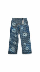 DIOR X DENIM TEARS COTTON DENIM CARPENTER JEANS