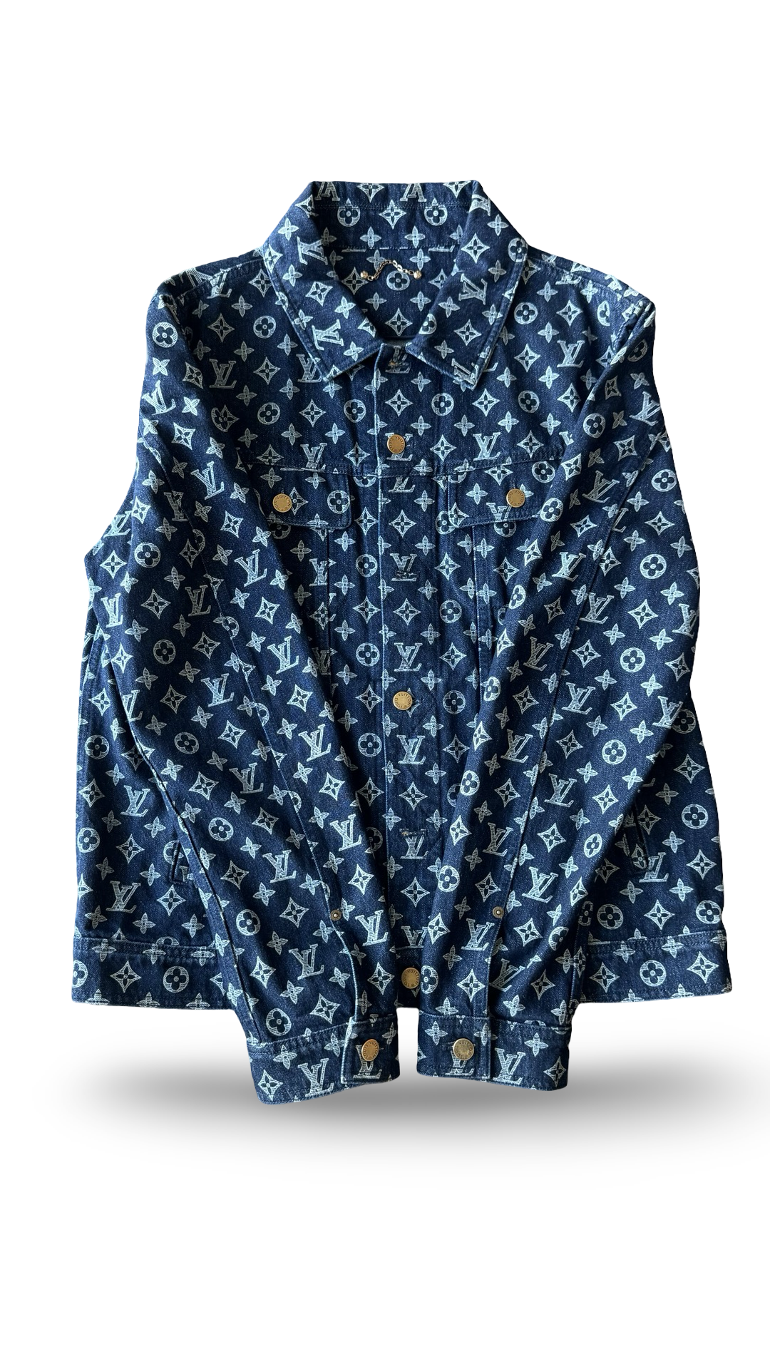 LOUIS VUITTON DENIM MONOGRAM JACKET