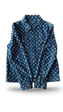 LOUIS VUITTON DENIM MONOGRAM JACKET