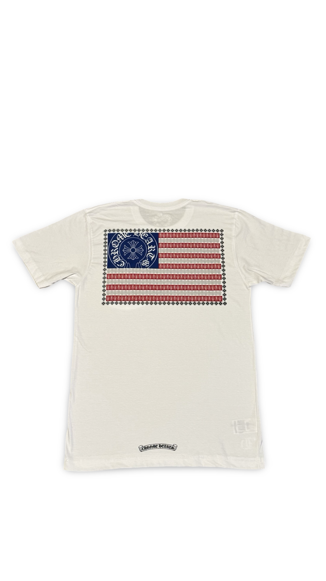 CHROME HEARTS AMERICAN FLAG DAGGER TEE
