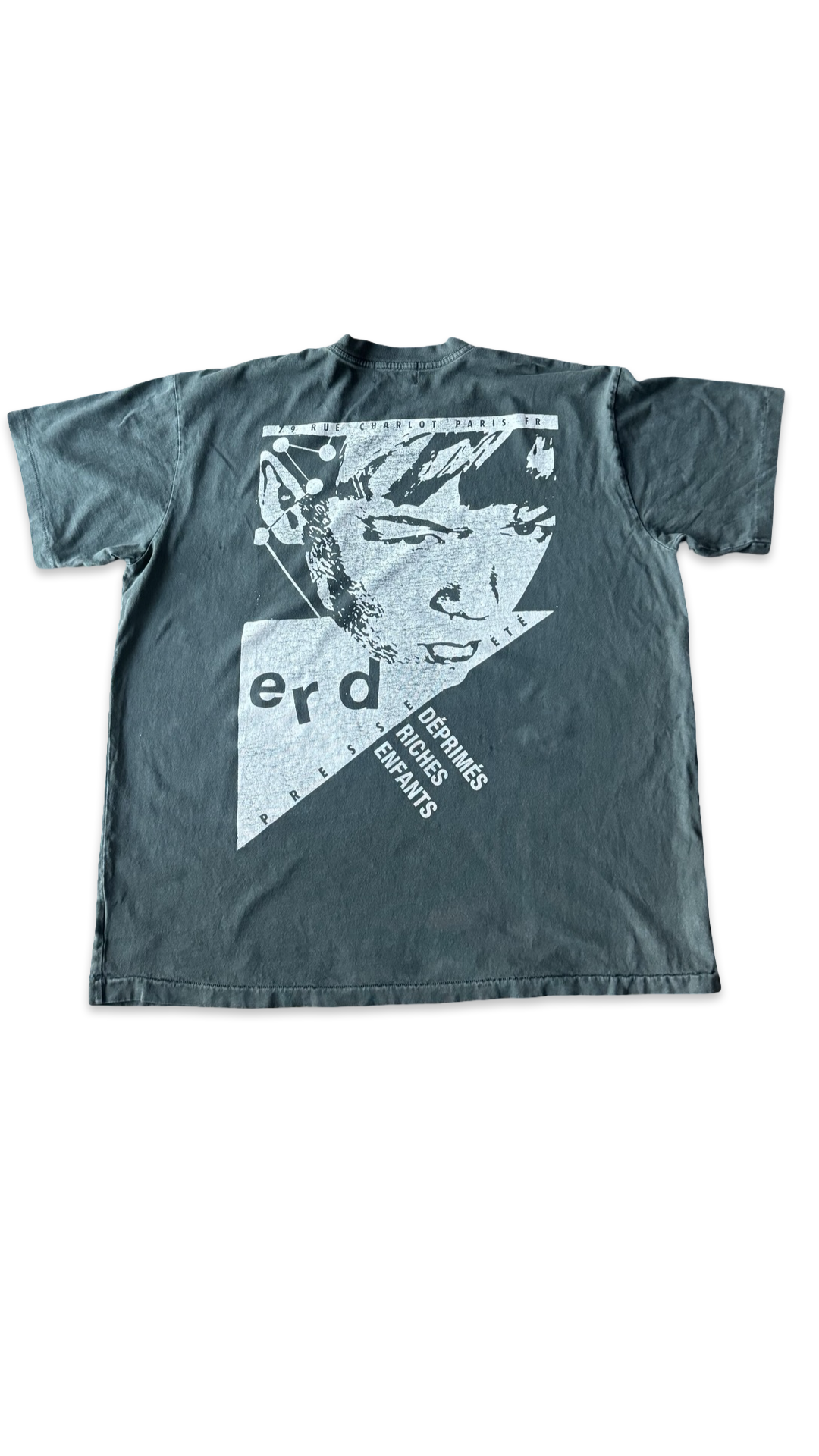 ENFANTS RICHES DEPRIMES PORTRAIT WASH POCKET T-SHIRT