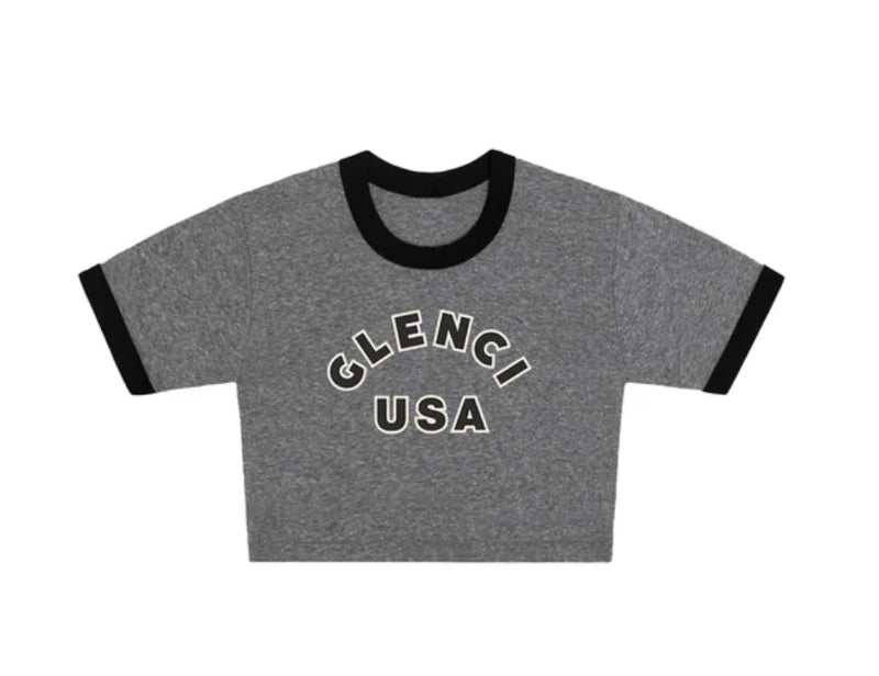GOLD+VINTAGE GALLERY RASPBERRY HILLS 'GLENCI' BLACK WOMENS TEE