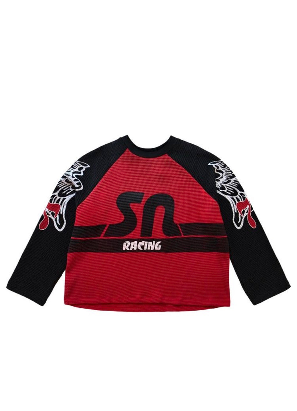 SATOSHI NAKAMOTO WNGS LONG SLEEVE RED