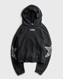 VAGUE STUDIOS STAR STUDDED HOODIE [BLACK]