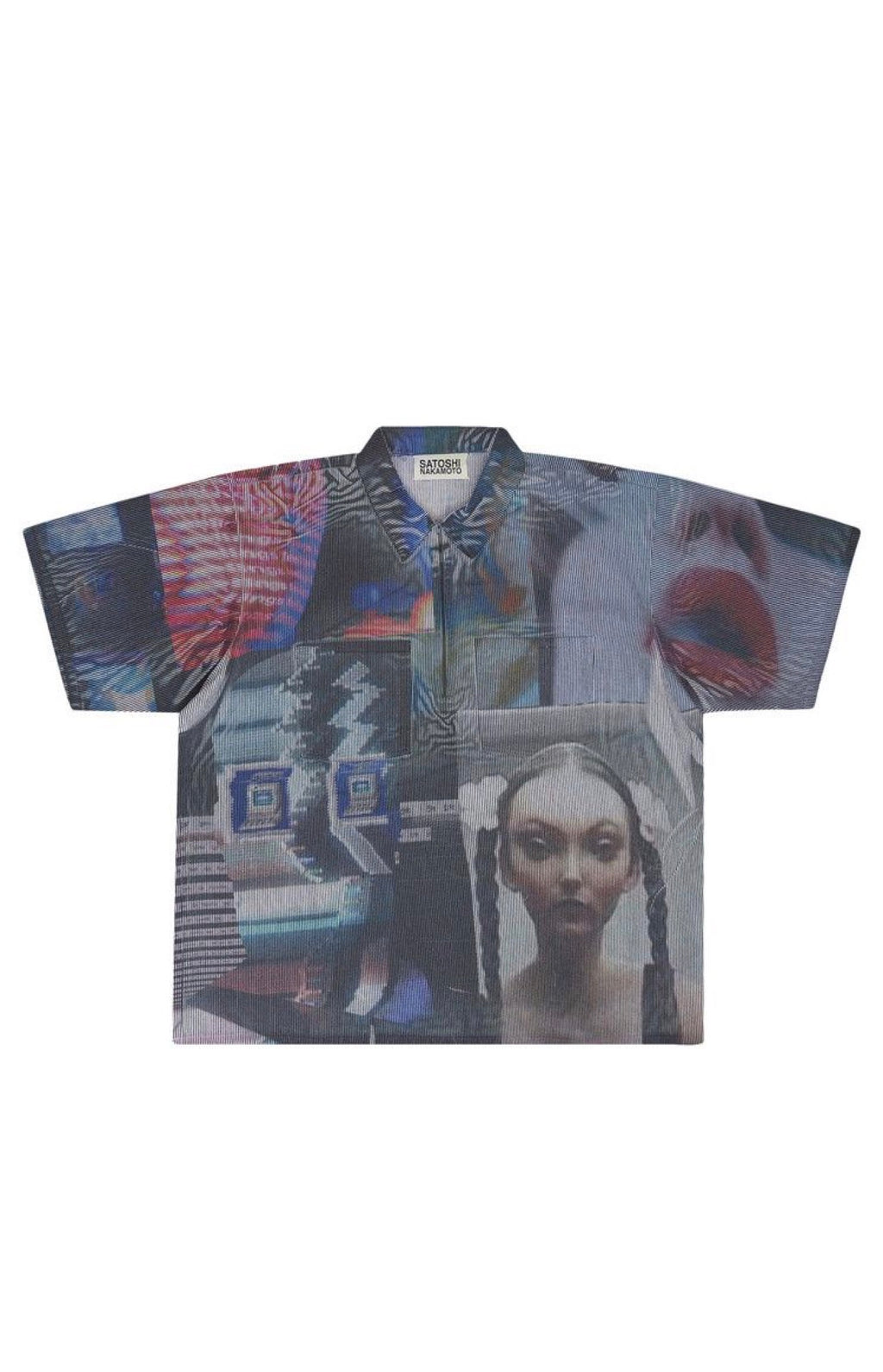 SATOSHI NAKAMOTO ‘TECH OVERSIZED WORKSHIRT’