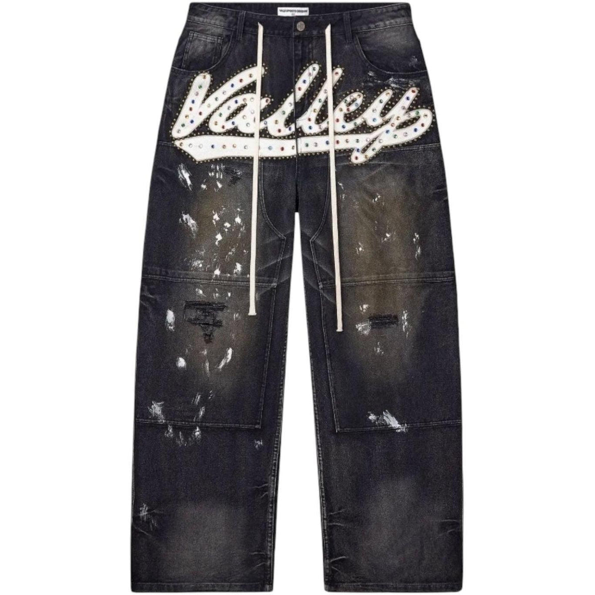 VALE FOREVER FURY PAINTER PANTS BLACK