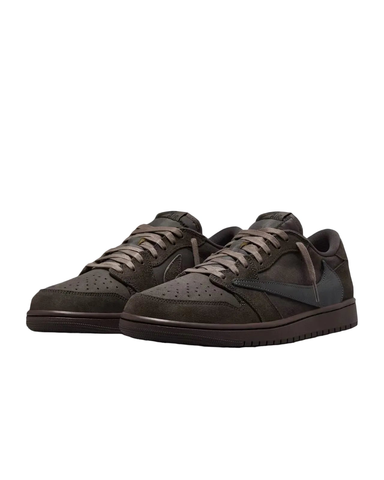 NIKE X TRAVIS SCOTT AIR JORDAN 1 VELVET BROWN SNEAKERS