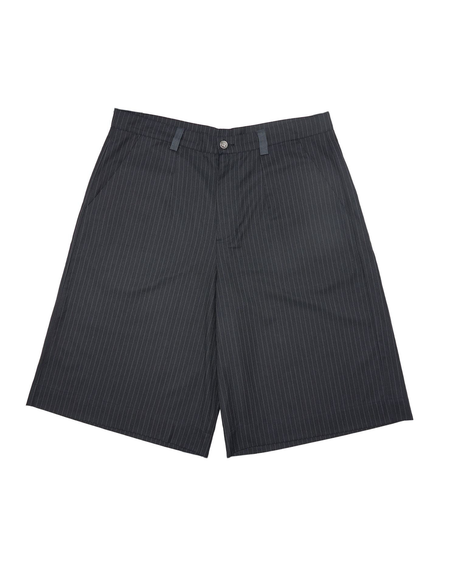 CACTUS VALLEY PLEATED PINSTRIPE SHORTS