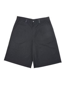 CACTUS VALLEY PLEATED PINSTRIPE SHORTS
