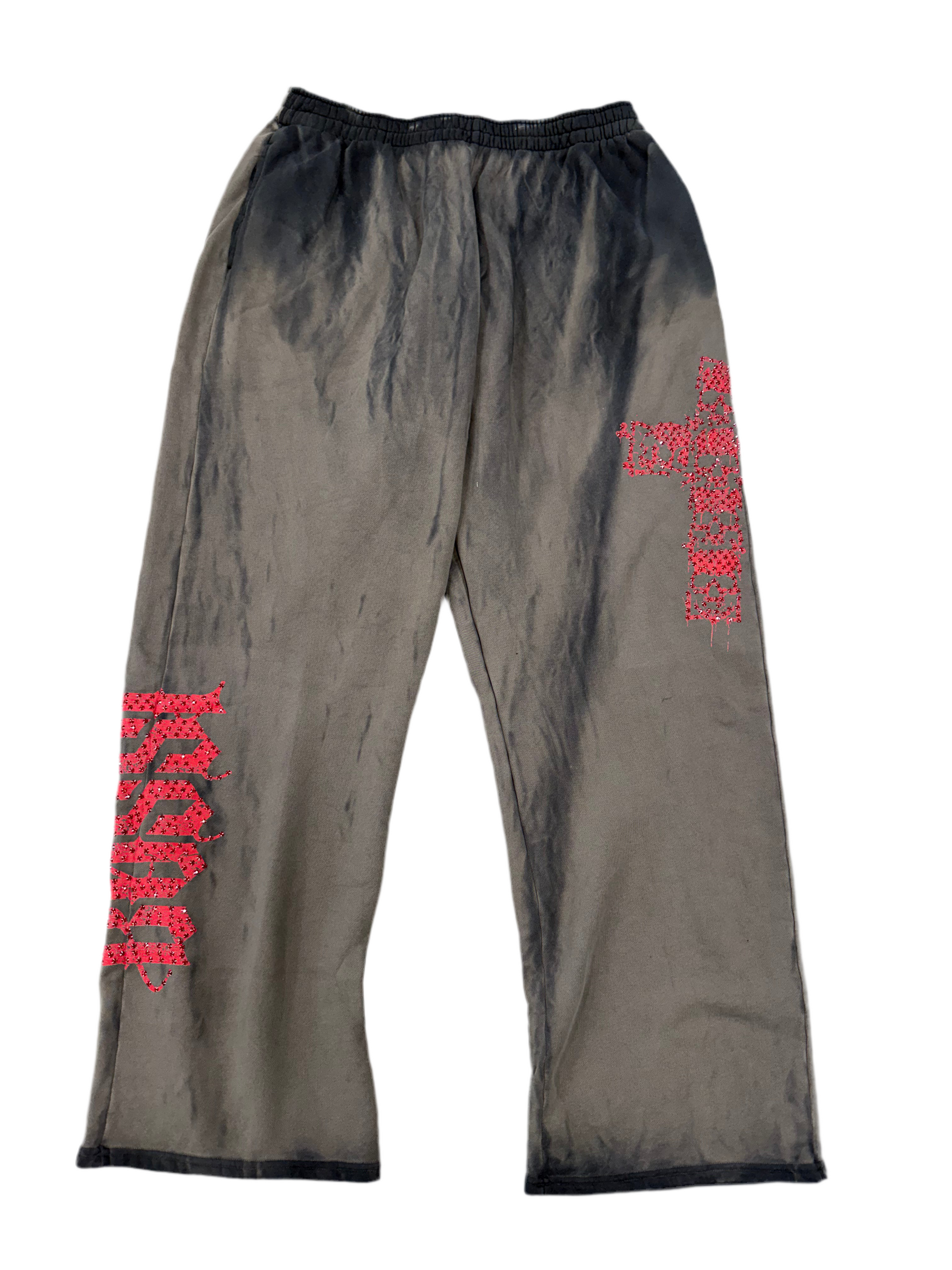 BOSSI BROWN/RED SWEATS