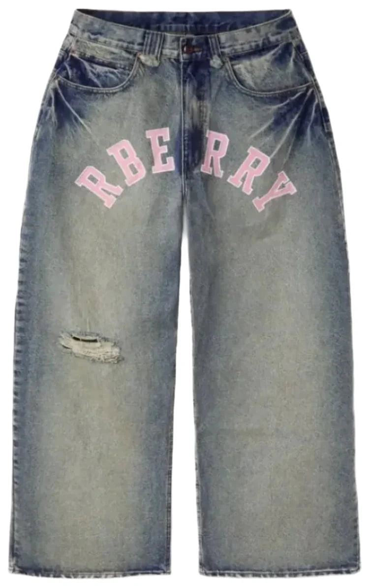 GOLD + VINTAGE GALLERY RASPBERRY HILLS 'RBERRY' JEANS