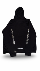 CHROME HEARTS 'REFLECTIVE SILVER' ONLINE EXCLUSIVE VERTICAL LOGO HOODIE