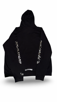 CHROME HEARTS 'REFLECTIVE SILVER' ONLINE EXCLUSIVE VERTICAL LOGO HOODIE