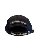 MATIÈRE DE DÉSIRS LEATHER PATCH HAT ‘BLACK’