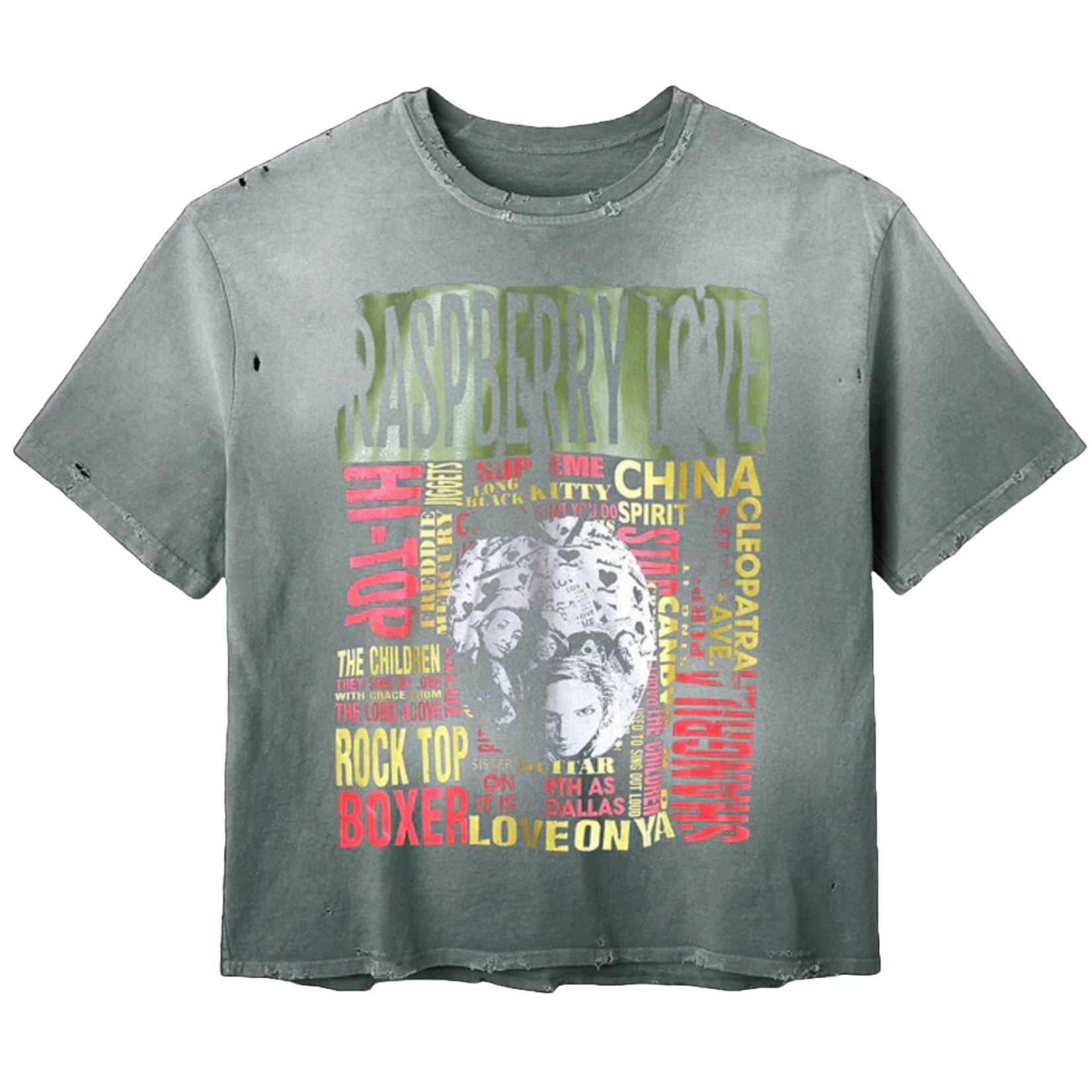 GOLD+VINTAGE GALLERY RASPBERRY HILLS MOTHER TEE