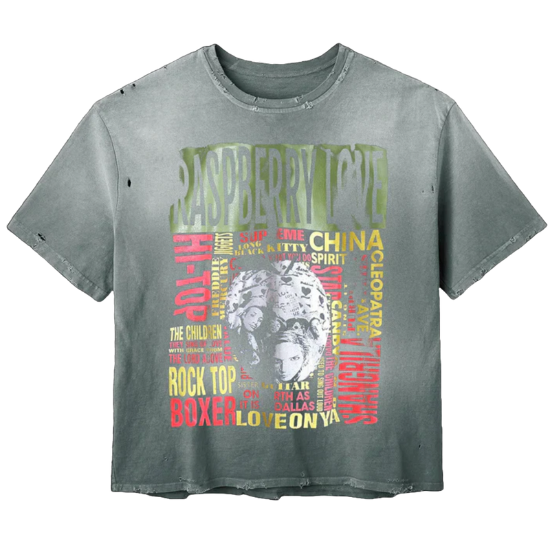 GOLD+VINTAGE GALLERY RASPBERRY HILLS MOTHER TEE