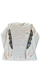 CHROME HEARTS PINK DAGGER SCRIPT LOGO LONG-SLEEVE TEE