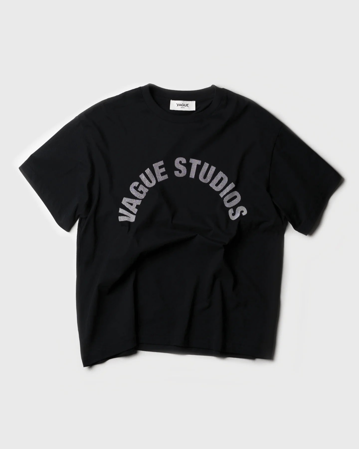 VAGUE STUDIOS ‘COLLEGIATE TEE’ [BLACK]