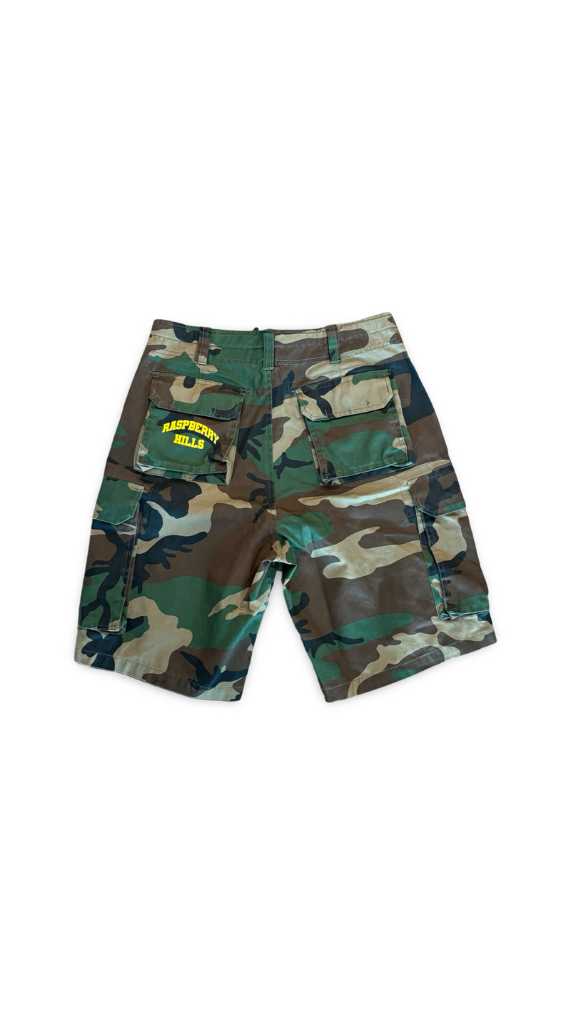 GV GALLERY RASPBERRY HILLS CAMO SHORTS