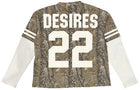 BOTTEGA DESIRES 'CAMO JERSEY TEE