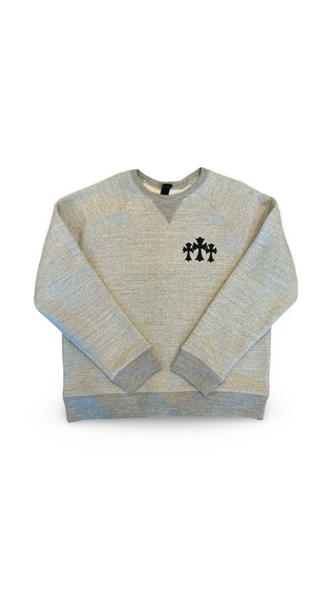 CHROME HEARTS 711 TRIPLE CROSS NYLON CH CREWNECK