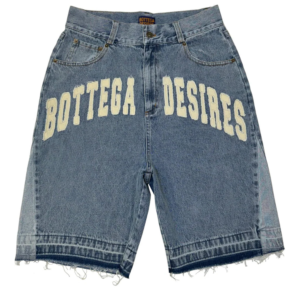 BOTTEGA DESIRES 'BLUE' DENIM SHORTS