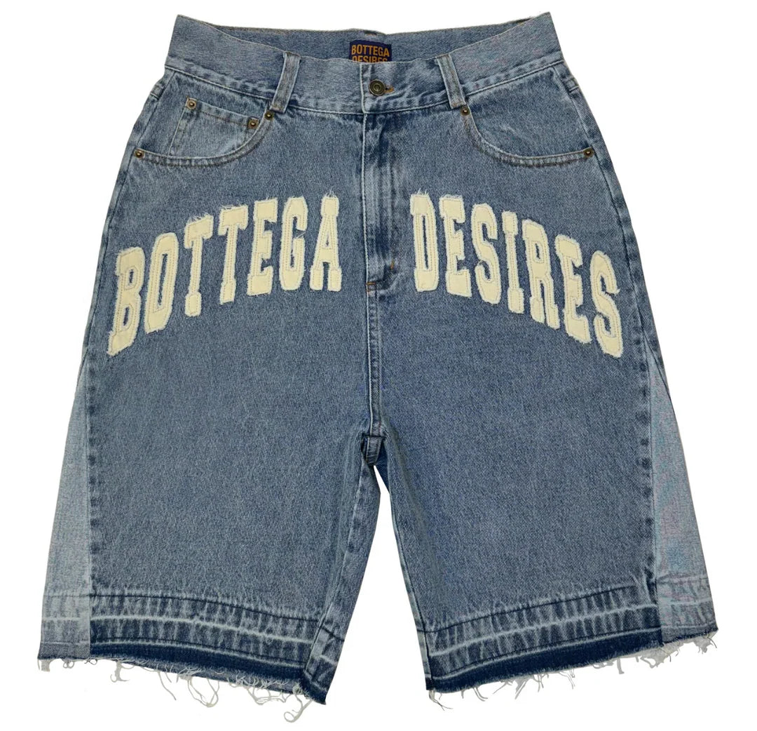 BOTTEGA DESIRES 'BLUE' DENIM SHORTS