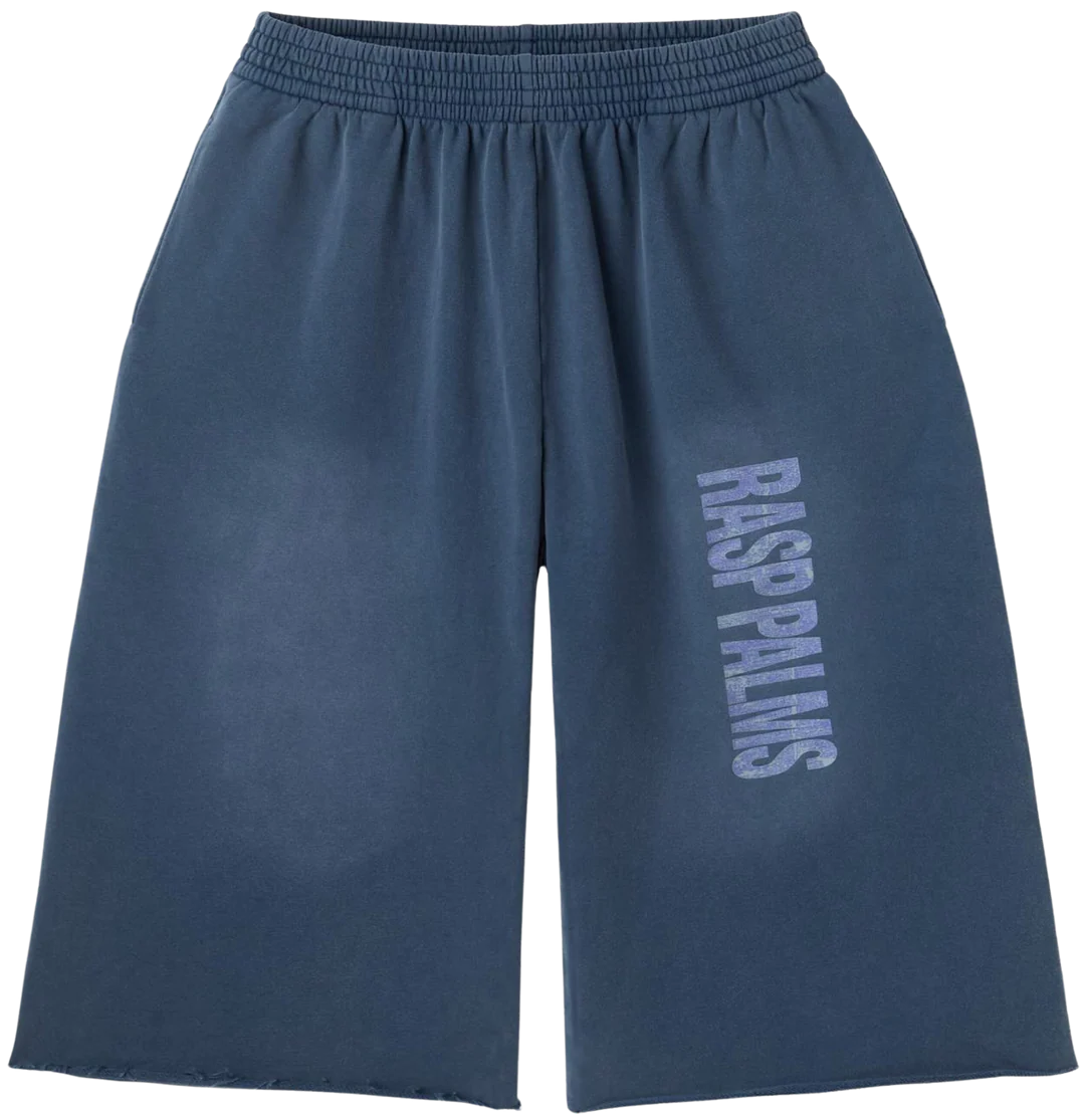 GOLD+VINTAGE GALLERY RASPBERRY HILLS 'PALM' CUTOFF SHORTS