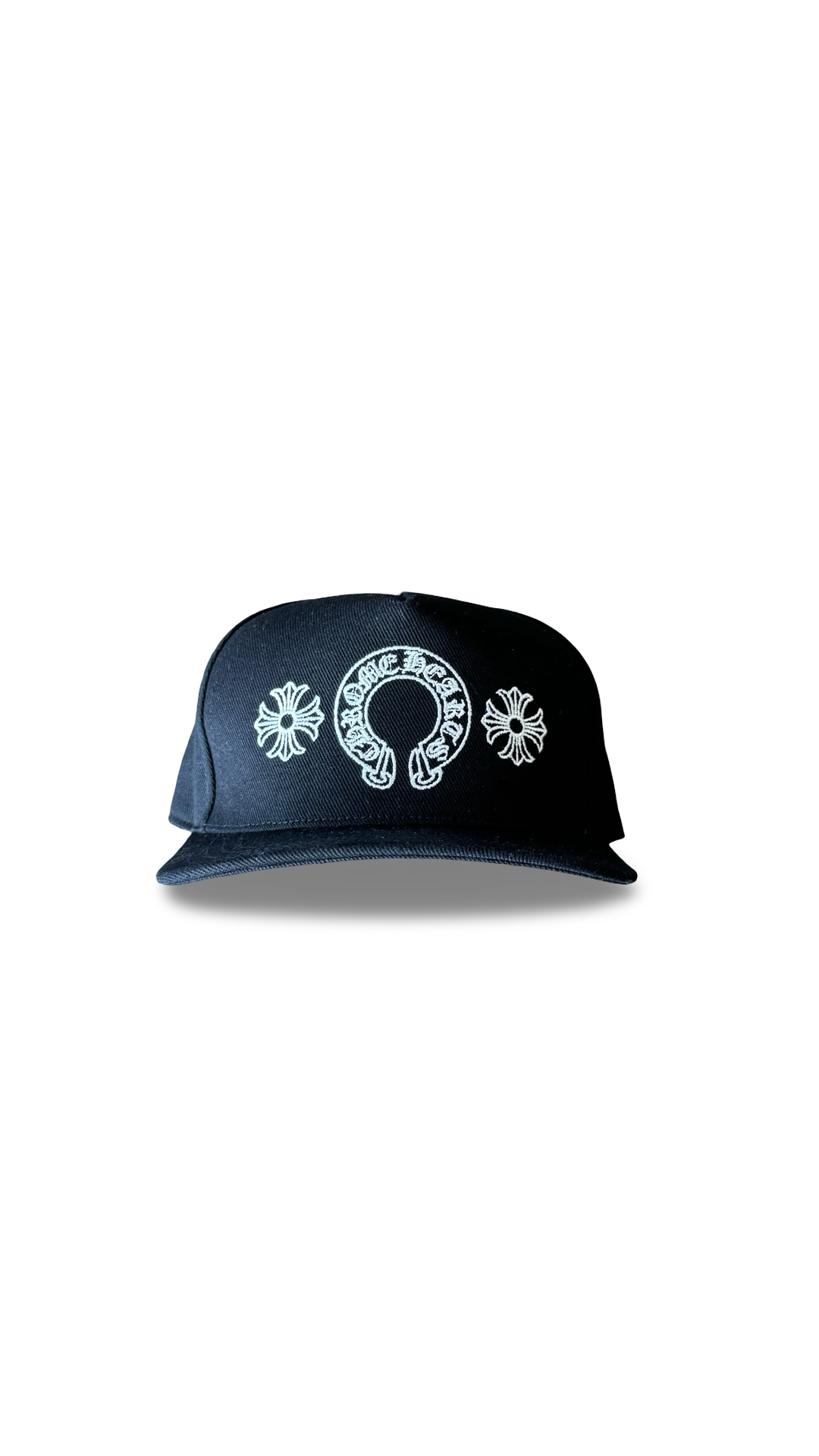 CHROME HEARTS HORSESHOE DENIM CAP
