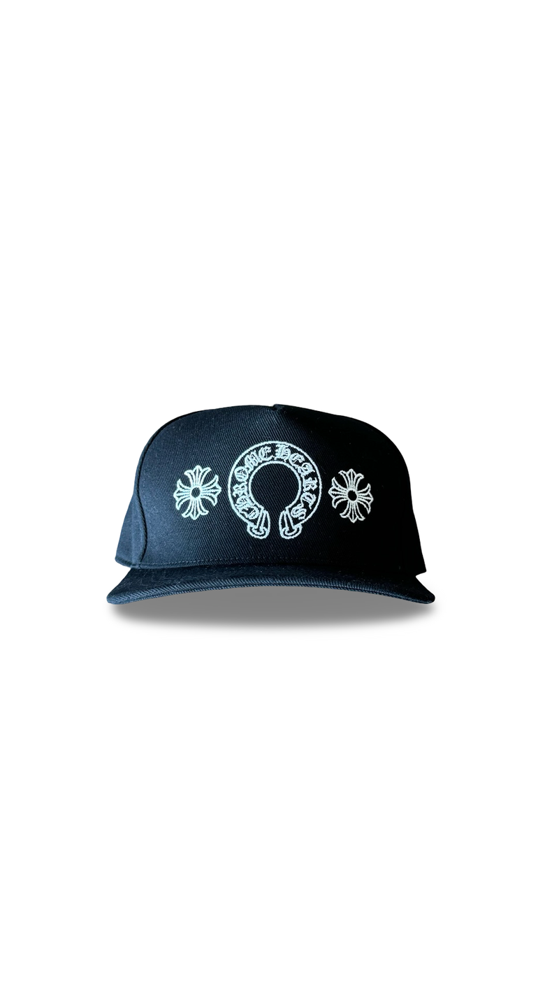 CHROME HEARTS HORSESHOE DENIM CAP