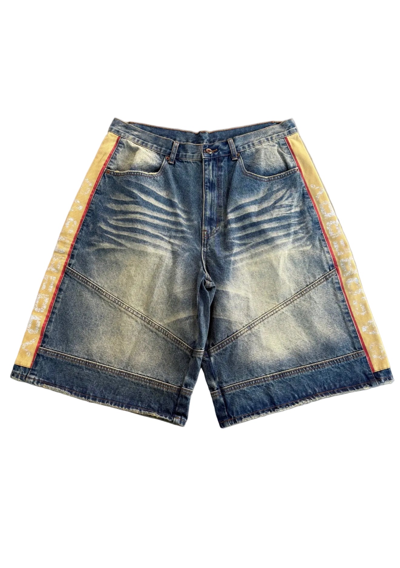 GOLD+VINTAGE GALLERY RASPBERRY HILLS CIVIC DENIM JORTS