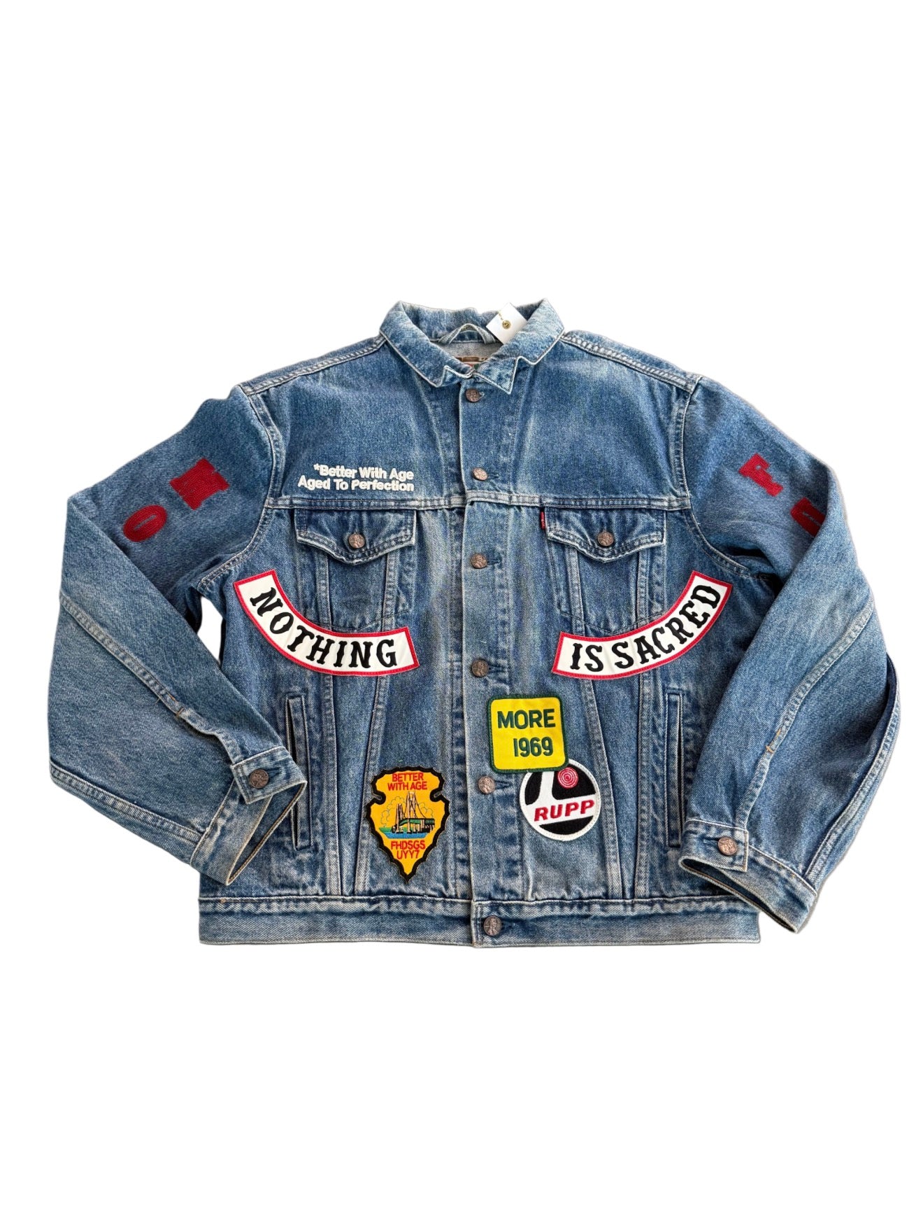 BETTER WITH AGE MOTORCYCLE DENIM JACKET