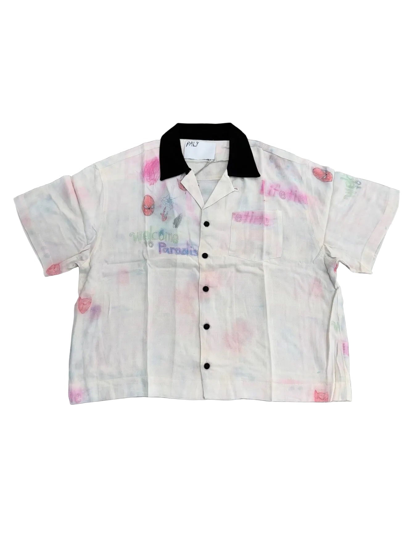 PALY CRAYON SILK SHIRT
