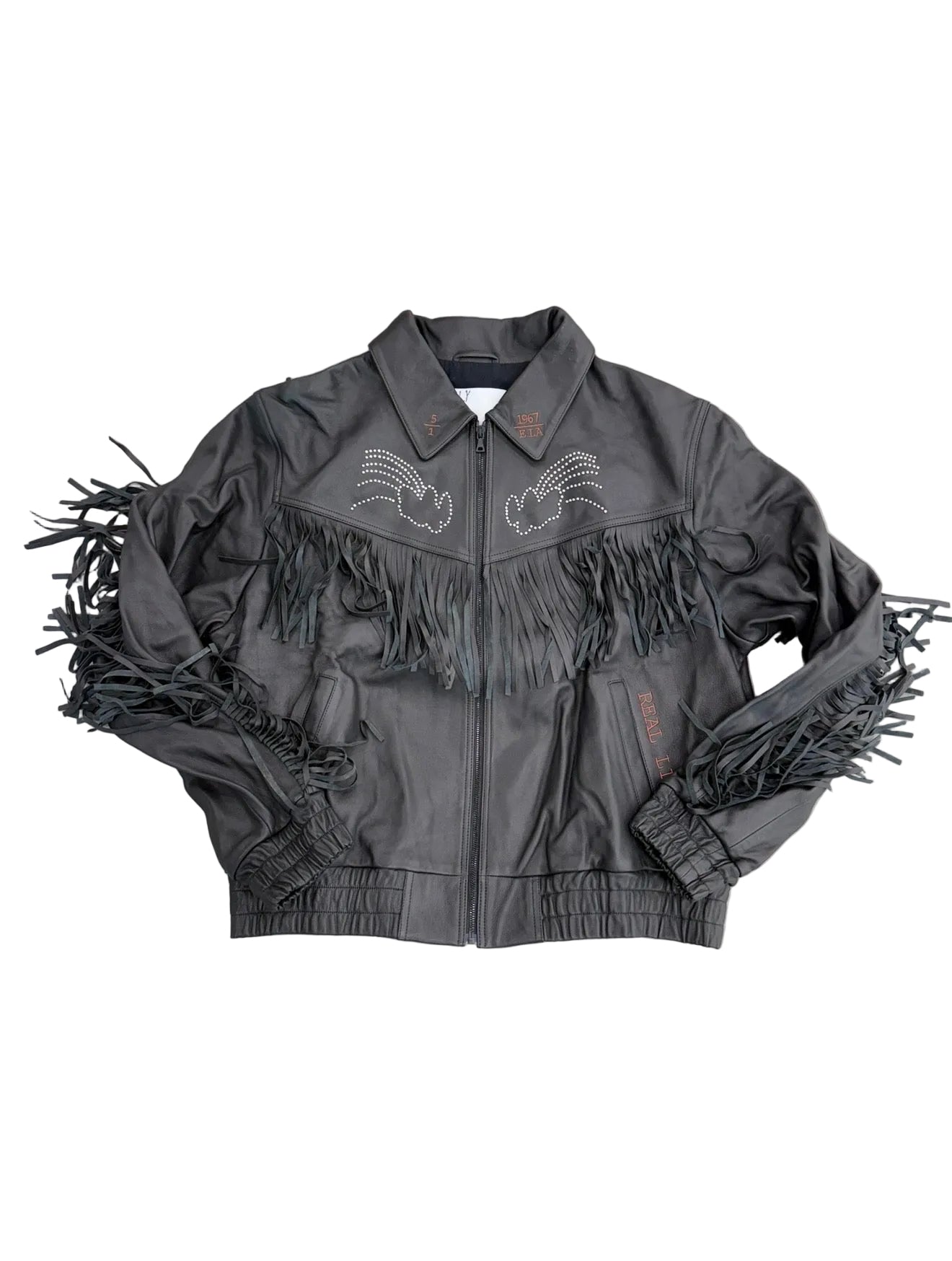 PALY FRINGE LEATHER JACKET