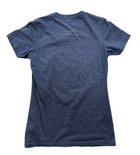 VINTAGE HARLEY DAVIDSON WOMENS METALLIC LOGO GRAPHIC TEE