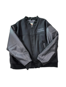 VINTAGE HARLEY DAVIDSON WOOL & LEATHER VARSITY JACKET