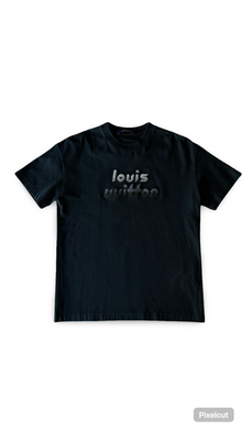 LOUIS VUITTON T SHIRT MONOGRAM BLACK WHITE LOGO