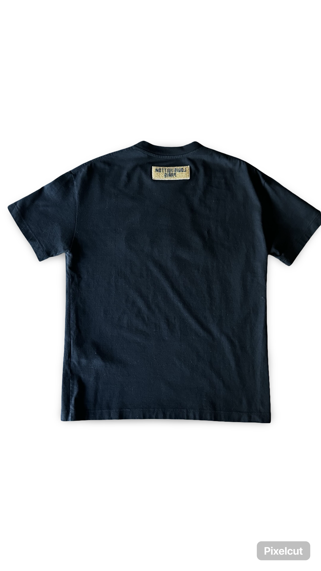 LOUIS VUITTON T SHIRT MONOGRAM BLACK WHITE LOGO