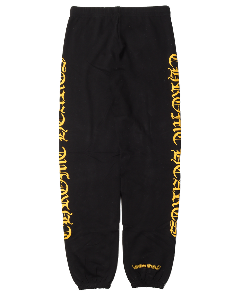 CHROME HEARTS SCRIPT SWEATPANTS