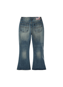 GOLD+VINTAGE GALLERY RASPBERRY HILLS MILEY CYRUS DENIM INDIGO